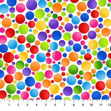 Color Play - Patti Carey - White Multi Dot - 24911-10