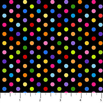 Color Play - Patti Carey - Black Small Multi Dot - 24912-99