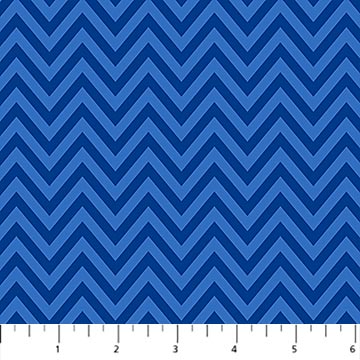 Deborah Edwards - Fun & Games - Blue Chevron - 25071-46