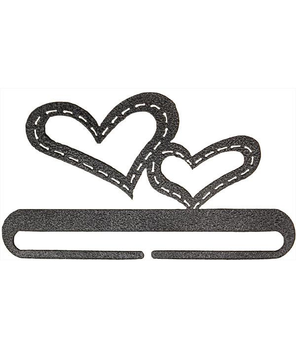 Patch Abilities - 6" Stitched Hearts Split Bottom Hanger - AFD27482