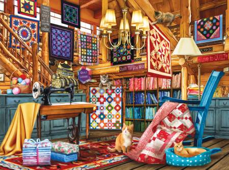 The Quilt Lodge 1000pc Puzzle