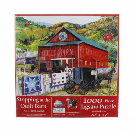 Puzzle Stopping at the Quilt Barn 1000pc