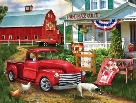 Stopping at the Farm Puzzle 500pc