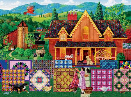 Puzzle Morning Day Quilt 1000pc puzzle