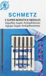 SCHMETZ #4502 Universal Super Nonstick Needles Carded - 80/12 - 5 Pieces