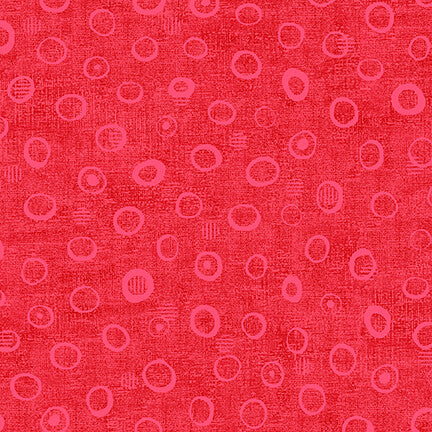 Stof - Basically -  4512-816 - Coral Circles