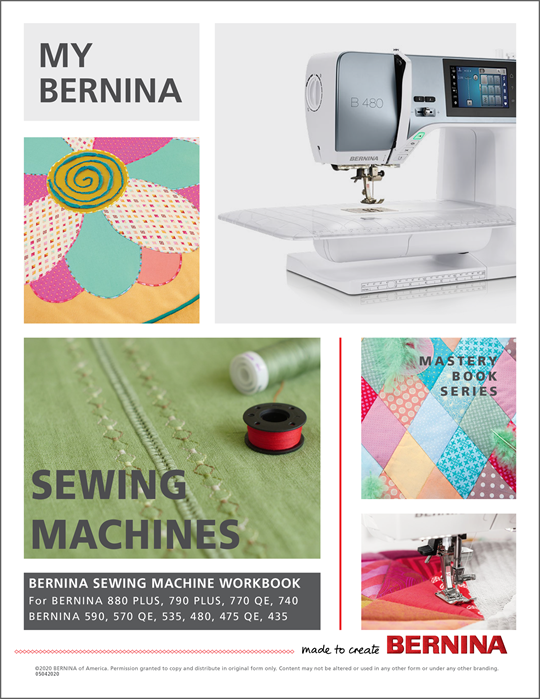 My BERNINA Workbook, 4 Series, 5 Series, 7 Series, 8 Series