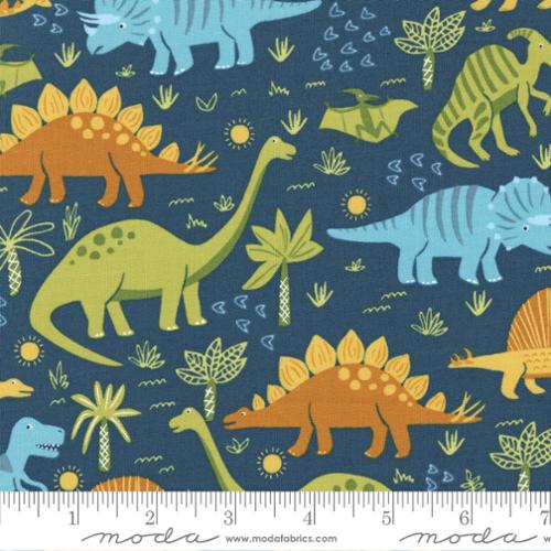 Stacy Iest Hsu - Moda - Stomp Stomp Roar - Navy Roaming Dinos - 20820 16