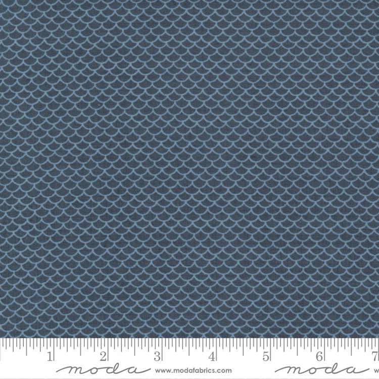 Moda - Bleu De France - Indigo Scallops - 13937 17