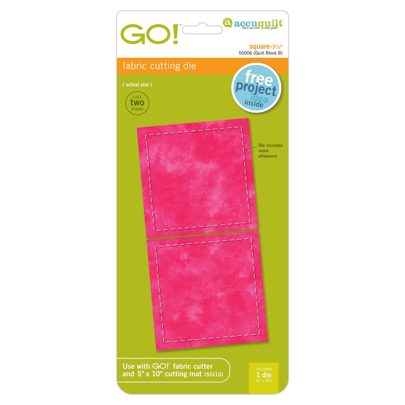 GO! Square-3 1/2" (3" Finished)