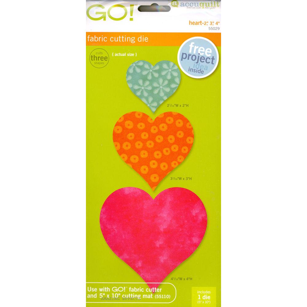 GO! Heart-2", 3", 4"