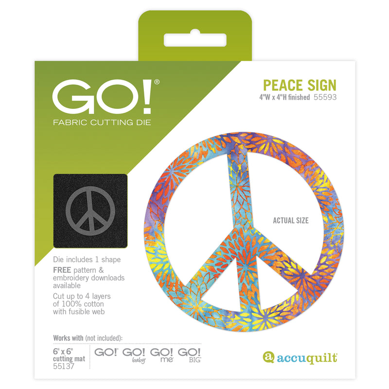 GO! Peace Sign Die