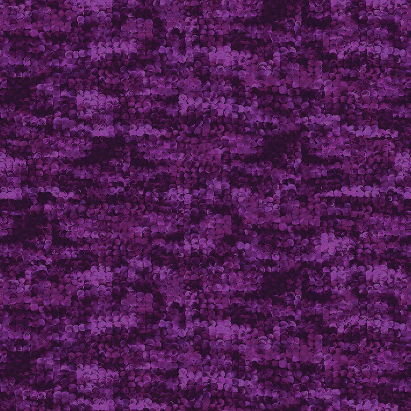 Blooming Beauty by Kanvas Studio for Benartex Delightful Dots -Purple Delightful Dots