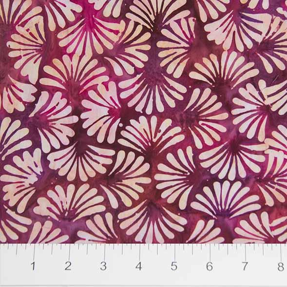 Banyan Batiks - Shattered Garden - 80005-28 - Pink w/White Fans