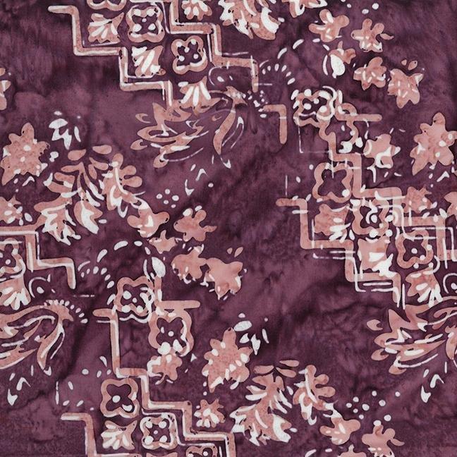 Banyan Batiks - Intaglio - Pink Hibiscus 80304-84