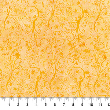 Banyan Batik - Flutter - Sunshine Yellow -  80725-54