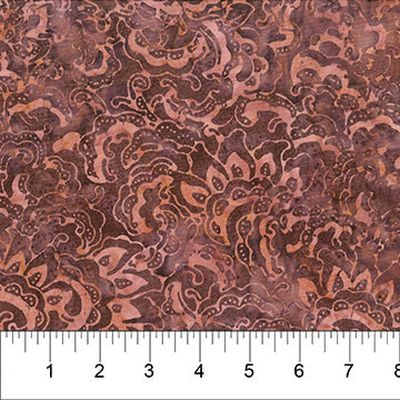 Banyan Batiks - Bamboo Pavilion - Brown Floral - 80772-35