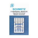 SCHMETZ #1711 Universal Needles Carded - Assorted 70-90 - 5 Pieces