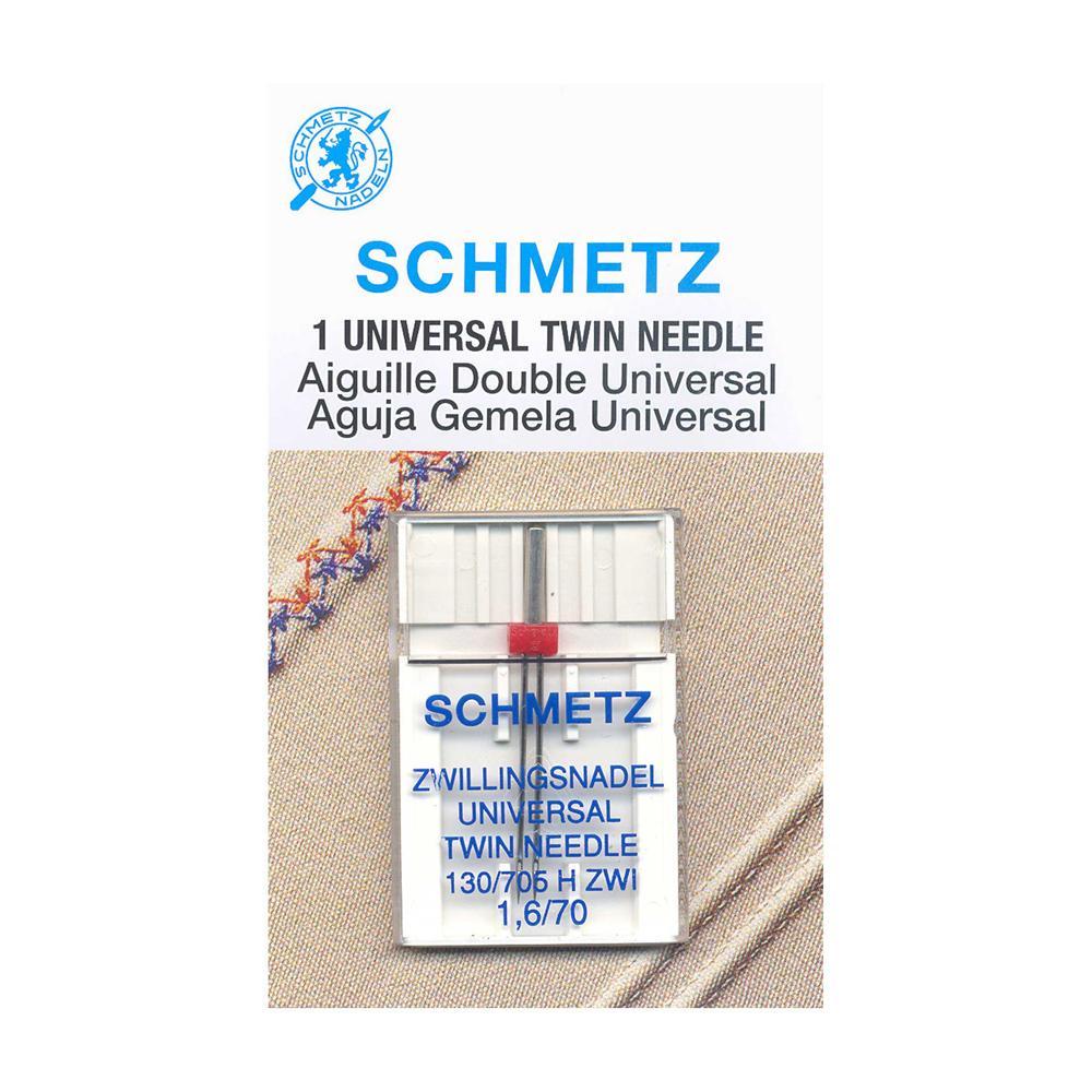 SCHMETZ #1733 Twin Needle Carded - 70/10 - 1.6mm - 1 Piece