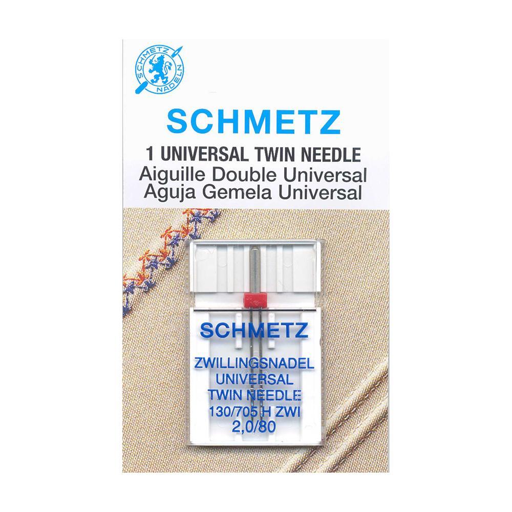 SCHMETZ #1716 Twin Needle Carded - 80/12 - 2.0mm - 1 Piece