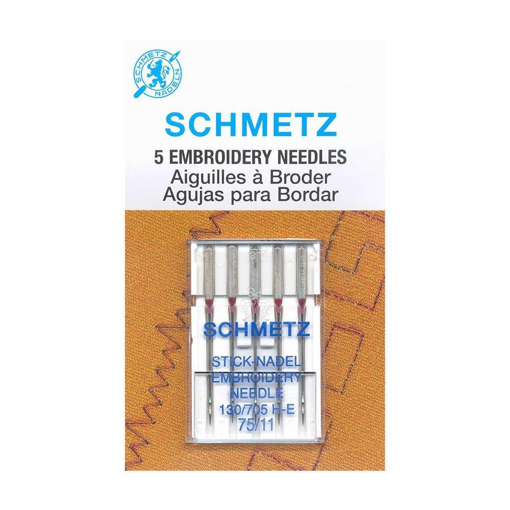 SCHMETZ #1745 Embroidery Needles Carded - 75/11 - 5 Pieces