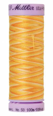 Mettler Silk-Finish 50wt Variegated Cotton Thread 109yd/100M Horizon