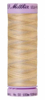 Mettler Silk-Finish 50wt Variegated Cotton Thread 109yd/100M Pearl Tones
