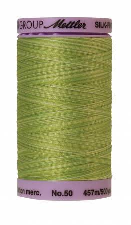 Mettler  Silk-Finish 50wt Variegated Cotton Thread 500yd/457M Little Sprouts