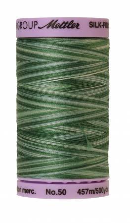 Mettler  Silk-Finish 50wt Variegated Cotton Thread 500yd/457M Spruce Pines
