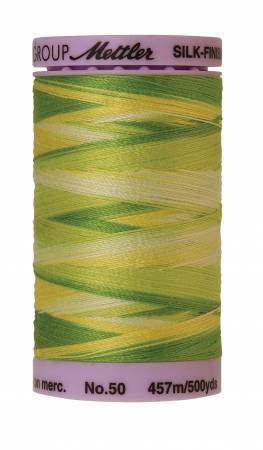 Mettler  Silk-Finish 50wt Variegated Cotton Thread 500yd/457M Citrus Twist