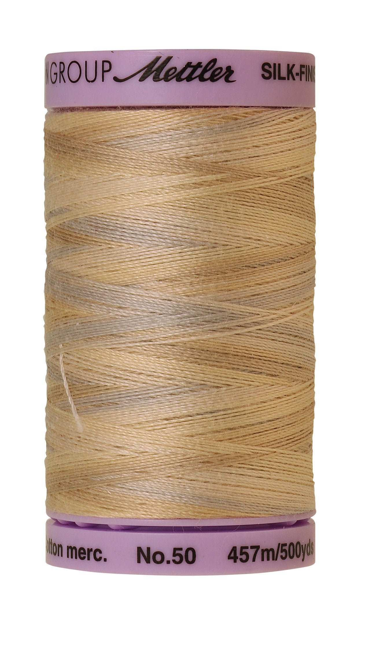 Mettler  Silk-Finish 50wt Variegated Cotton Thread 500yd/457M Pearl Tones