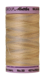 Mettler  Silk-Finish 50wt Variegated Cotton Thread 500yd/457M Pearl Tones