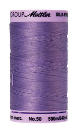 Mettler  Silk-Finish 50wt Solid Cotton Thread 547yd/500M English Lavender