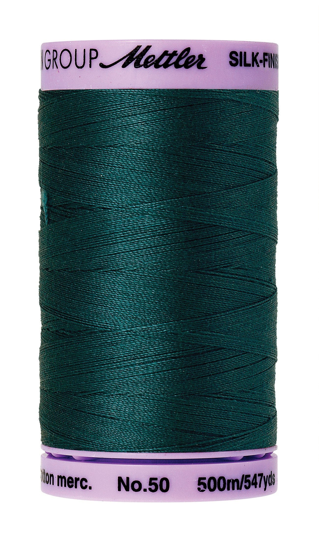 Mettler Silk-Finish 50wt Solid Cotton Thread 547yd/500M Spruce