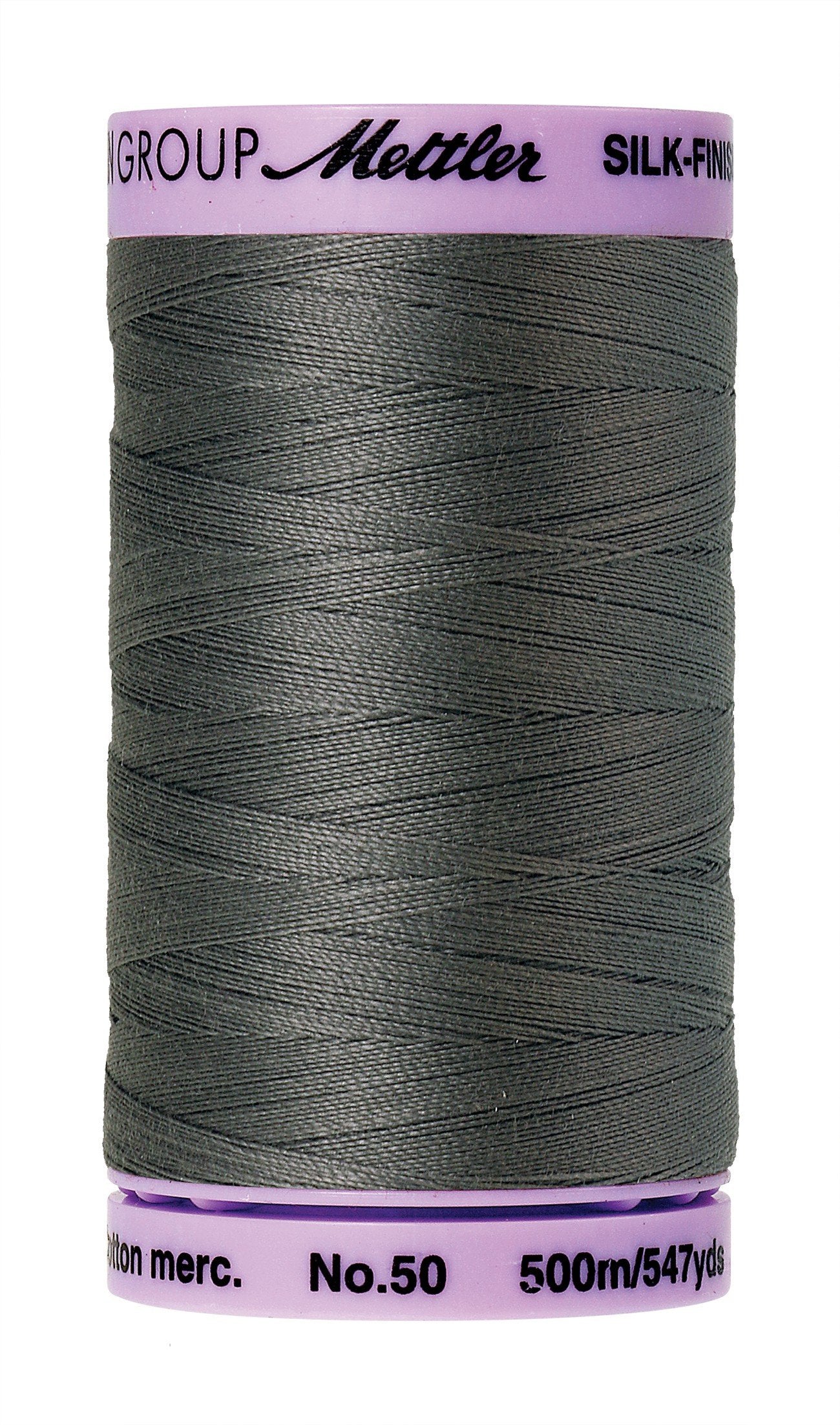 Mettler  Silk-Finish 50wt Solid Cotton Thread 547yd/500M Old Tin