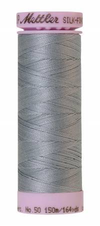 Mettler Silk-Finish 50wt Solid Cotton Thread 164yd/150M Night Blue