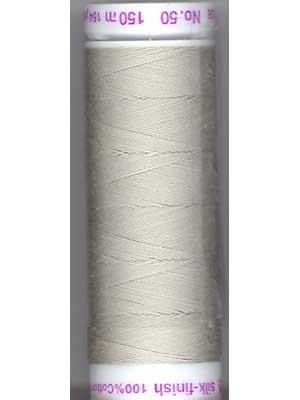 Mettler Silk-finish 50wt Solid Cotton Thread 164yd/150m Fieldstone
