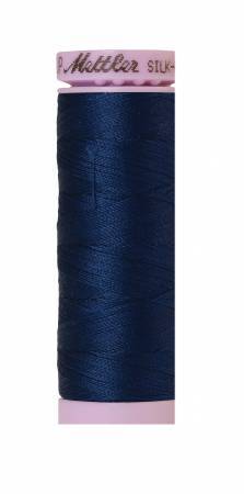 Mettler Silk-Finish 50wt Solid Cotton Thread 164yd/150M Night Blue