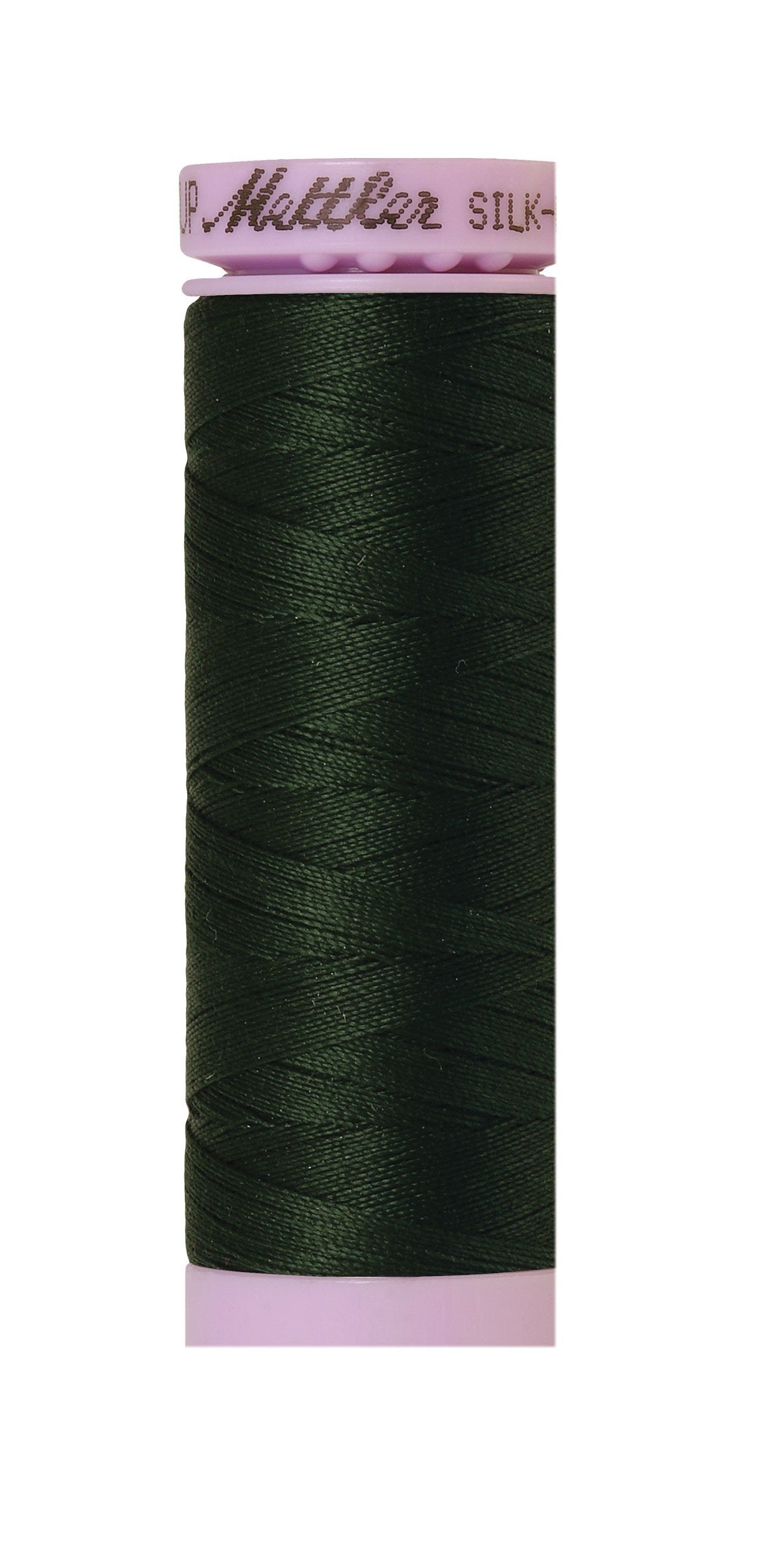 Mettler Silk-Finish 50wt Solid Cotton Thread 164yd/150M Forest Green