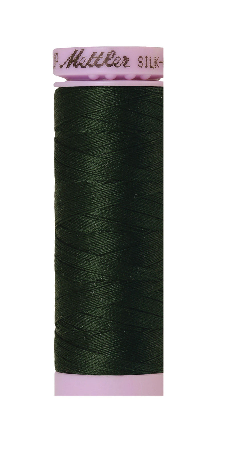 Mettler Silk-Finish 50wt Solid Cotton Thread 164yd/150M Forest Green