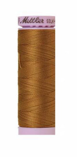 Mettler Silk-Finish 50wt Solid Cotton Thread 164yd/150M Bronze Brown