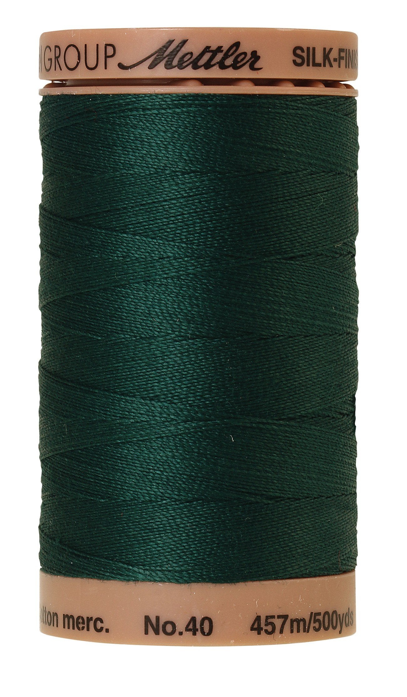 Mettler  Silk-Finish 40wt Solid Cotton Thread 500yd/457M Swamp