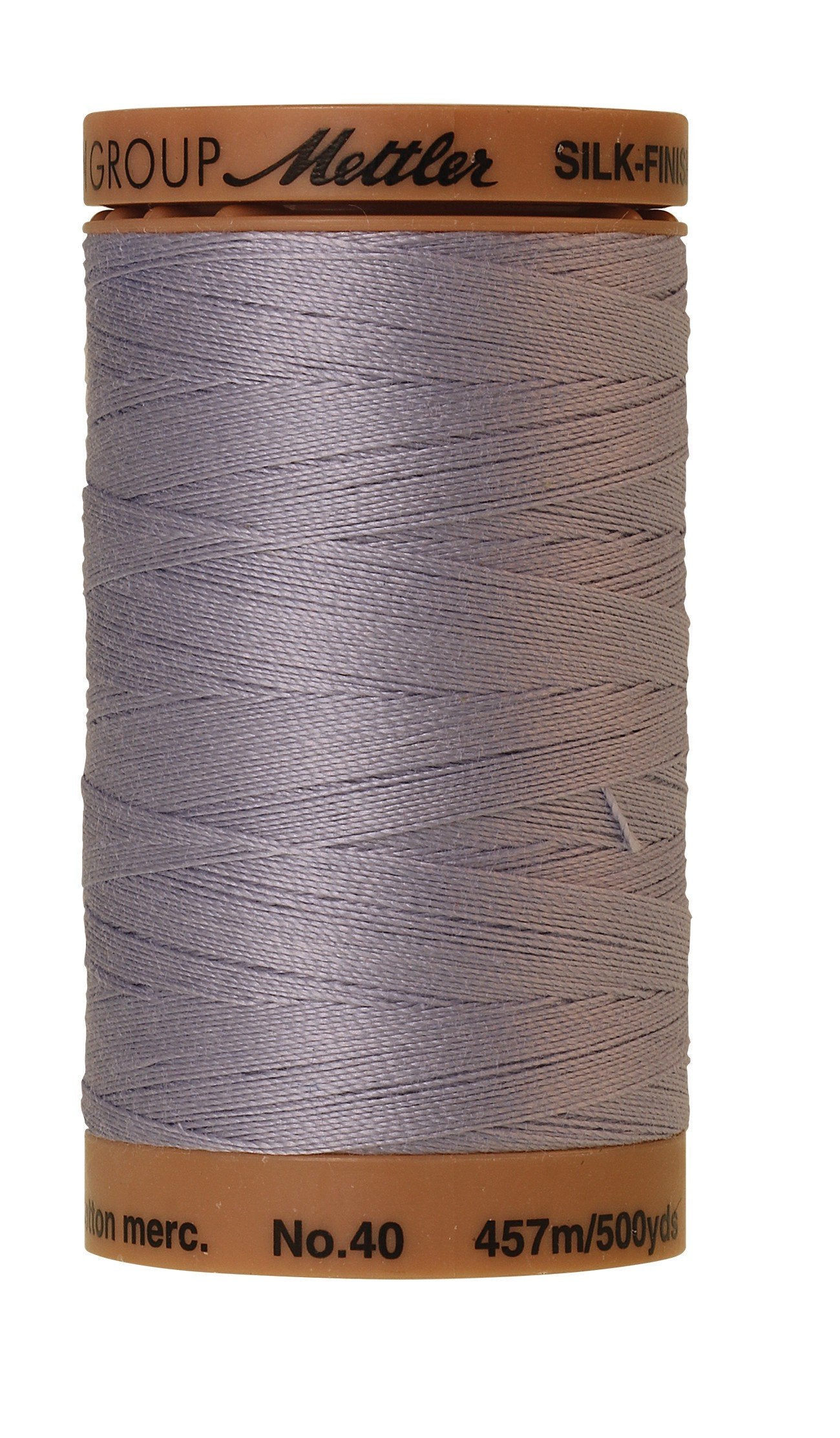 Mettler  Silk-Finish 40wt Solid Cotton Thread 500yd/457M Cosmic Sky