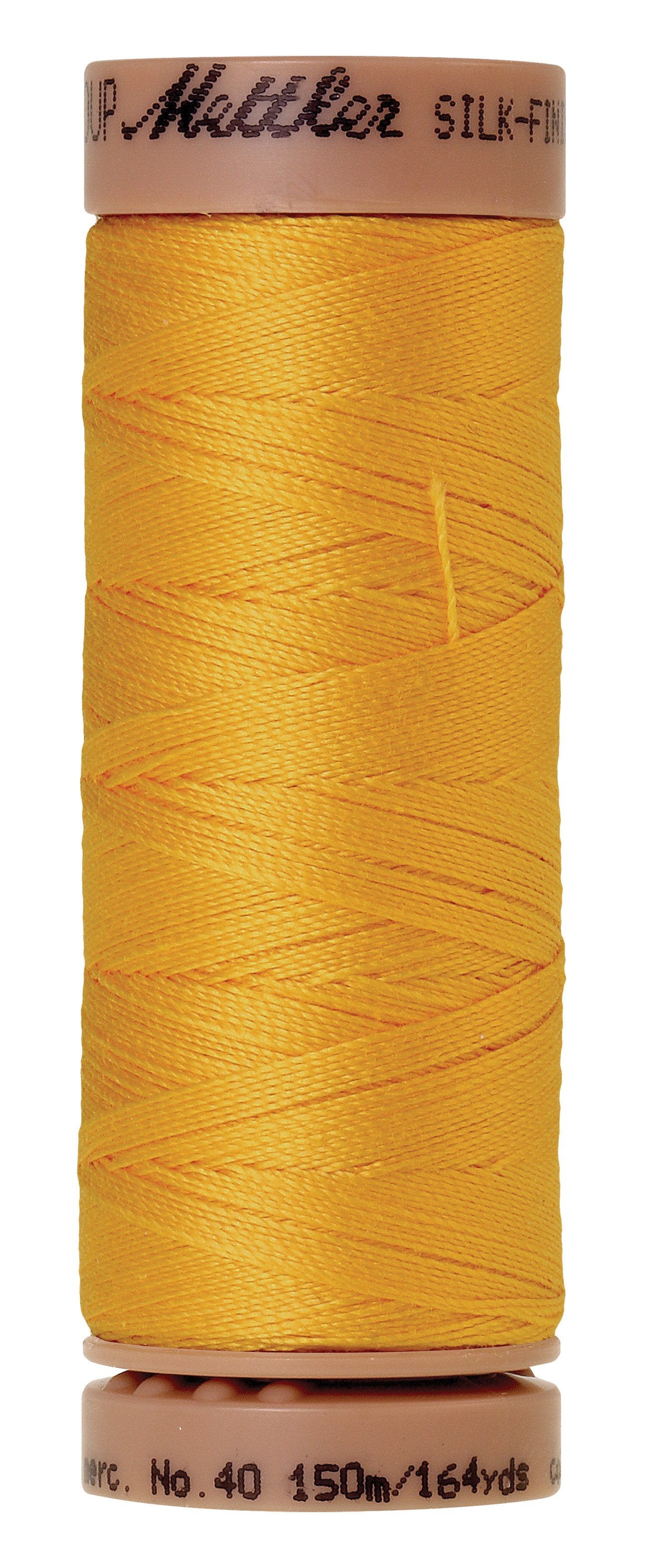 Mettler  Silk-Finish 40wt Solid Cotton Thread 164yd/150M Summersun