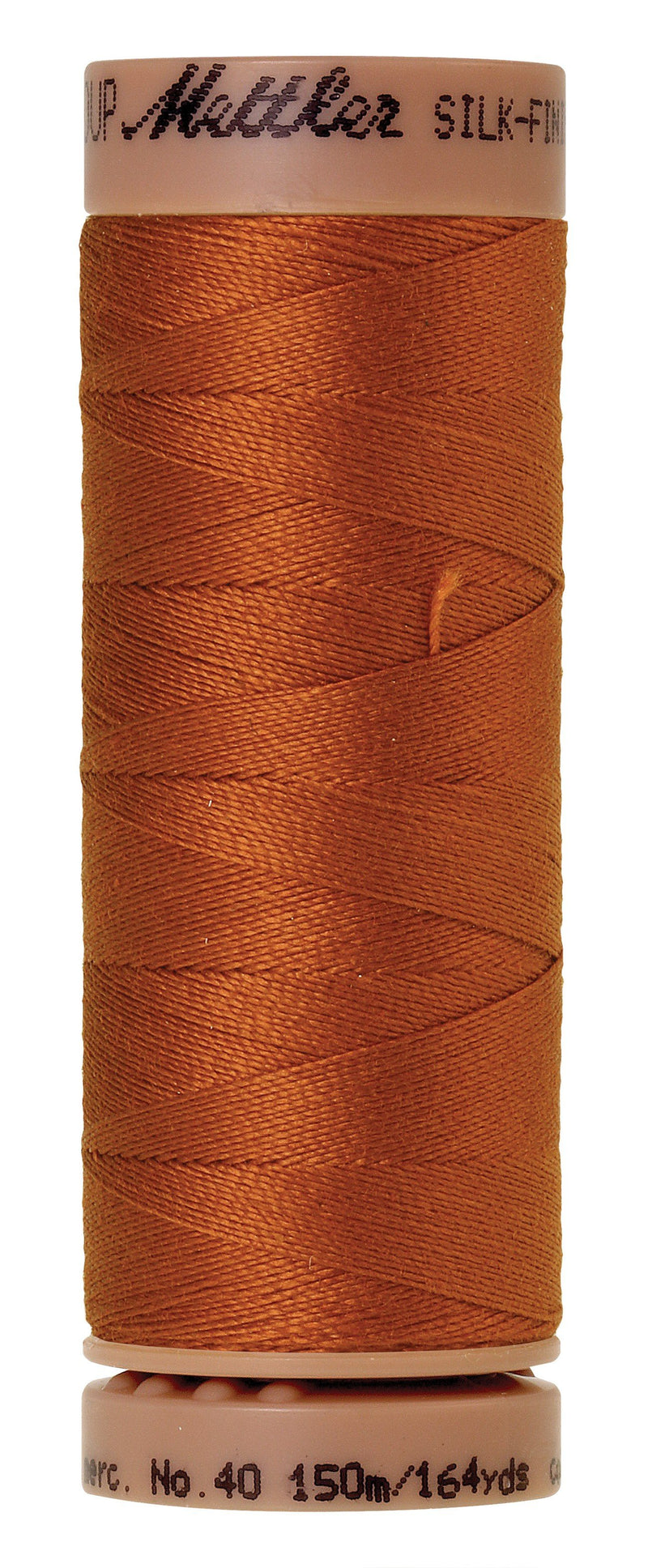 Mettler Silk-Finish 40wt Solid Cotton Thread 164yd/150M Copper