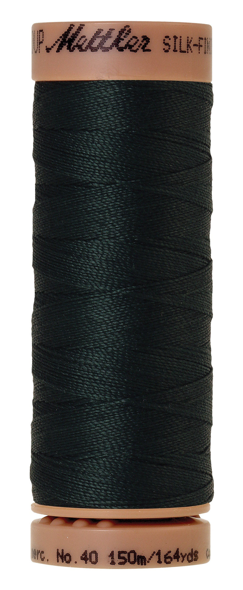 Mettler  Silk-Finish 40wt Solid Cotton Thread 164yd/150M Spruce Forest