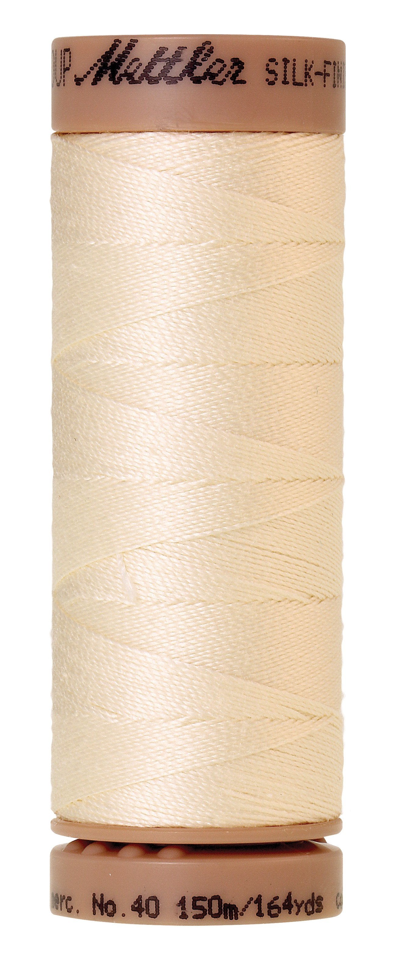 Mettler  Silk-Finish 40wt Solid Cotton Thread 164yd/150M Muslin