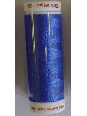 Mettler  Silk-Finish 40wt Solid Cotton Thread 164yd/150M Cobalt Blue