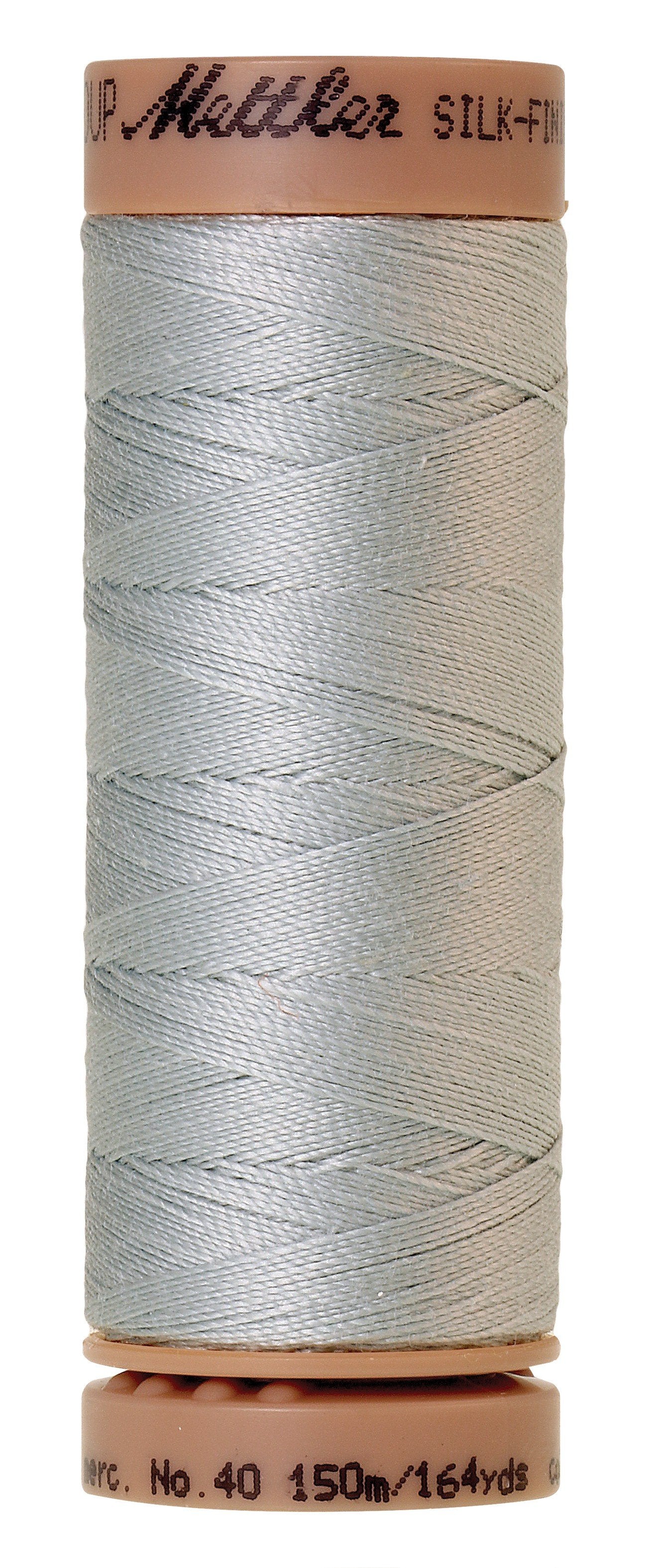 Mettler Silk-Finish 40wt Solid Cotton Thread 164yd/150M Moonstone