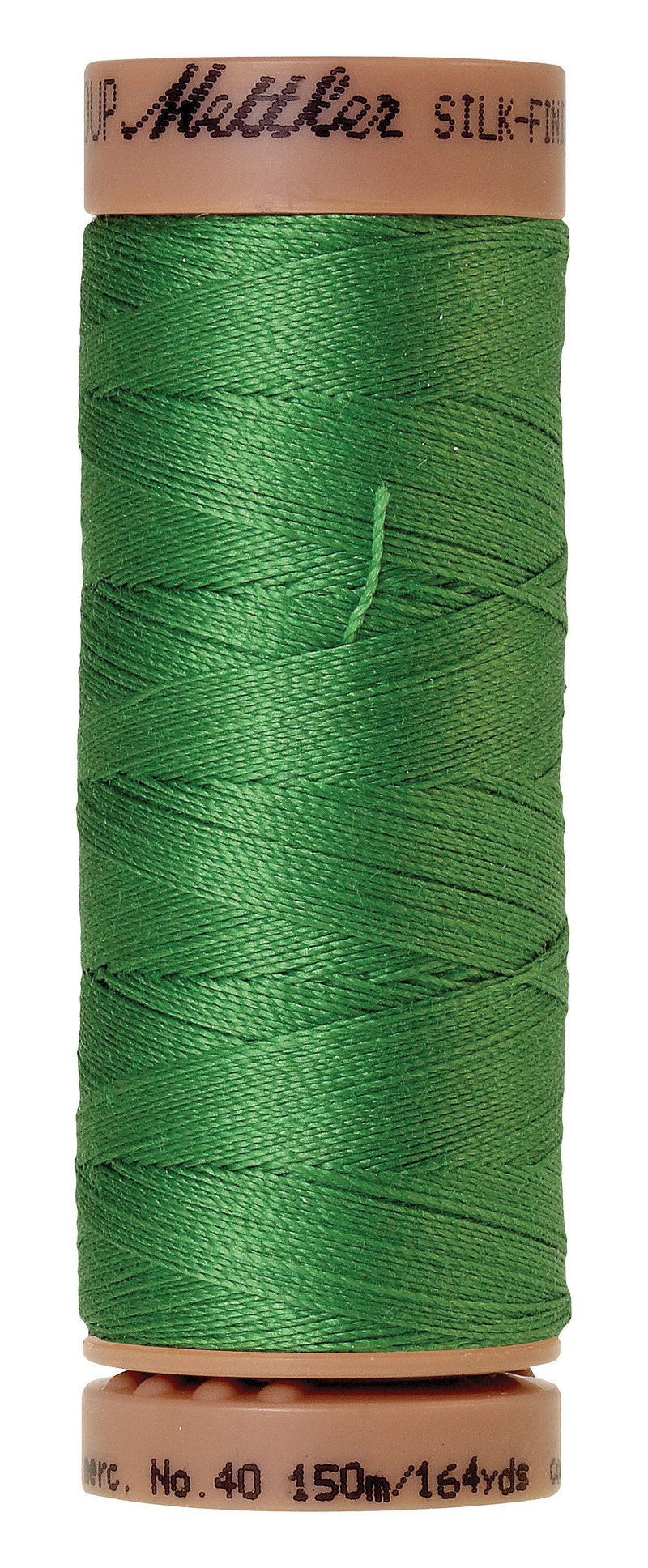 Mettler  Silk-Finish 40wt Solid Cotton Thread 164yd/150M Vibrant Green